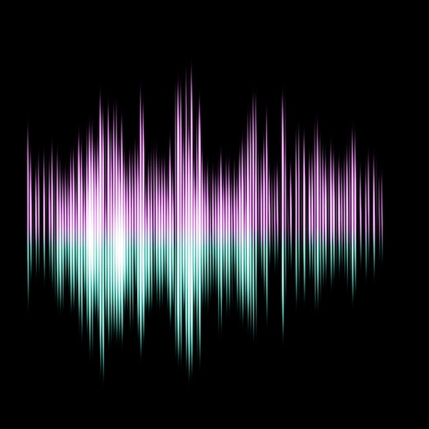 Sound Wave Colorful Sound Waves For Party