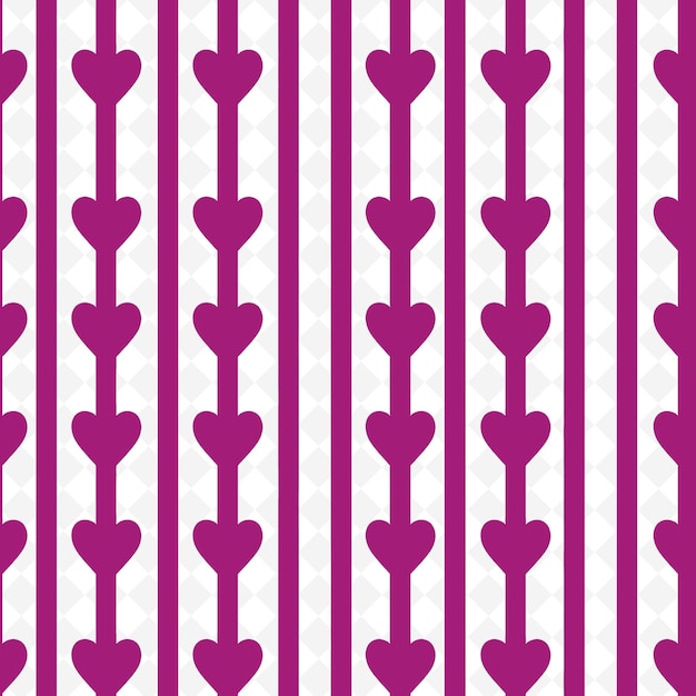 PSD sovereign stripe pattern with heart icon and varying widths nature inspired abstract outline art