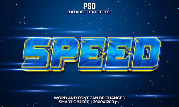 Space 3d editable text effect Premium Psd with background