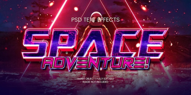 SPACE ADVENTURE TEXT EFFECT