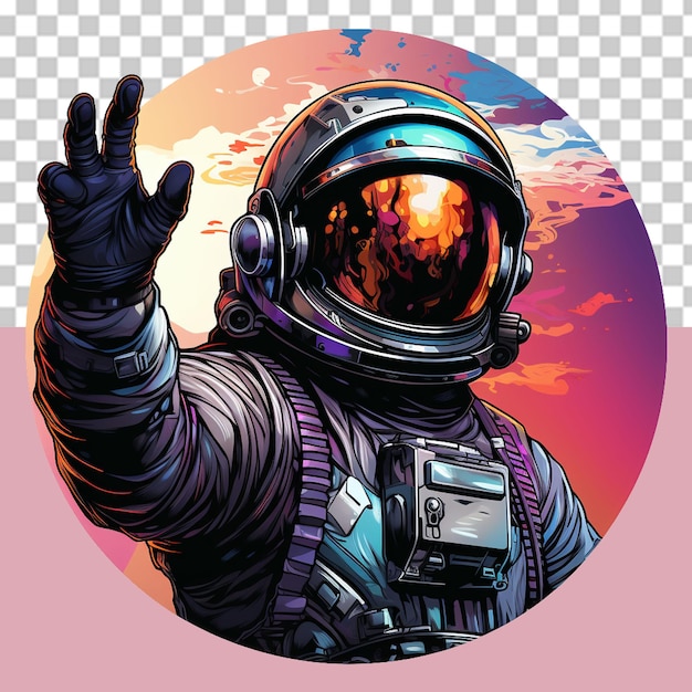 Space Concept PNG Illustration