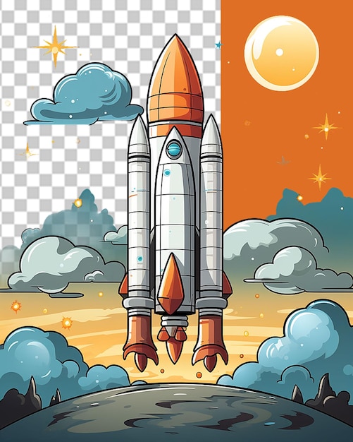 Space Concept PNG Illustration