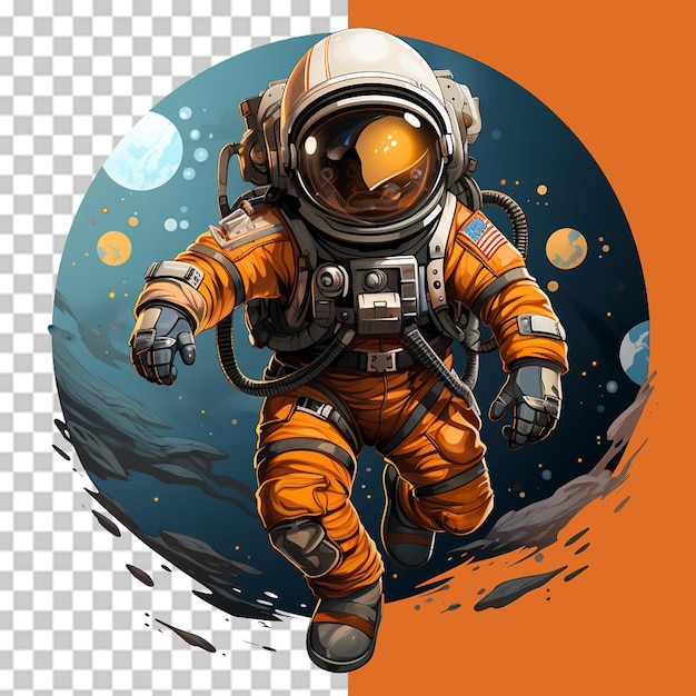 Space Concept PNG Illustration