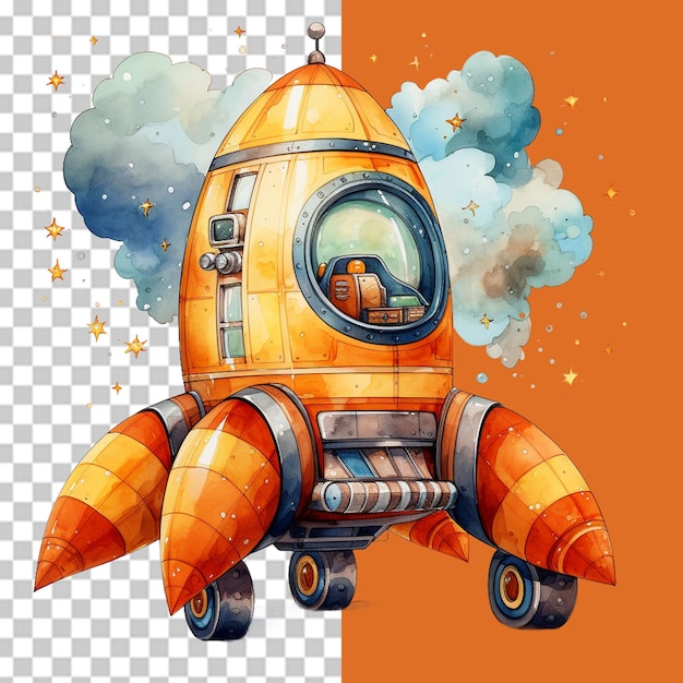 Space Concept PNG Illustration