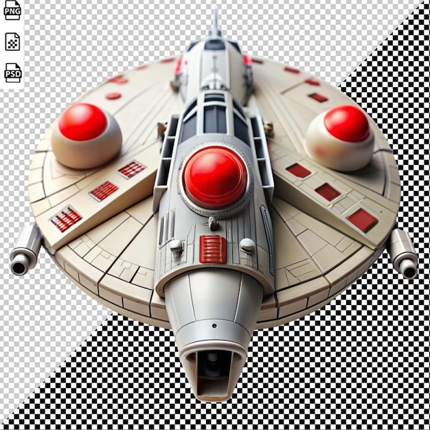 PSD a spaceship model