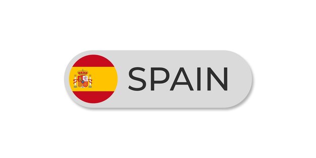 PSD spain flag with text transparent background file format psd spain text lettering template