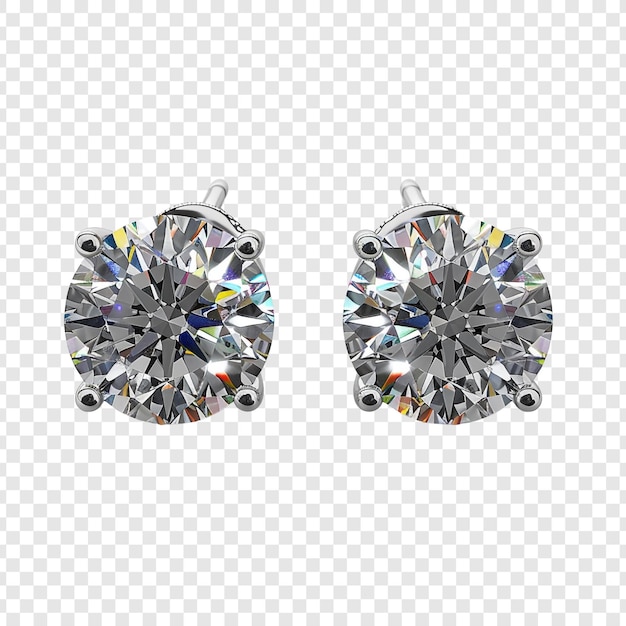 Sparkling Diamond Earrings