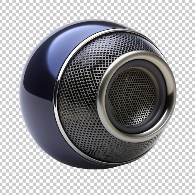 PSD speakers isolated on transparent background