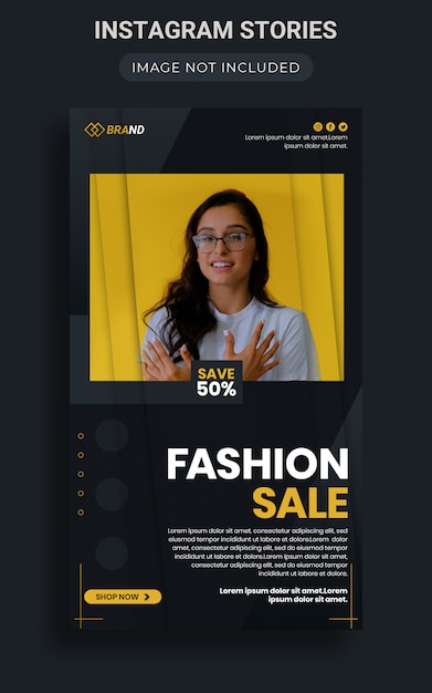 Special Fashion sale promotion Instagram stories design