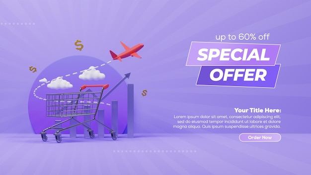 Special office and discount shopping post design for Black Friday