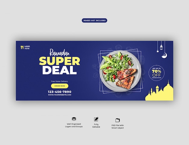 Special Ramadan food banner template