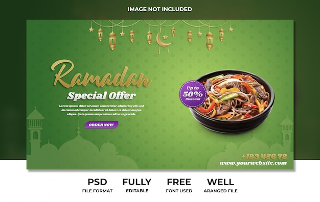 Special ramadan korean noodle fast food