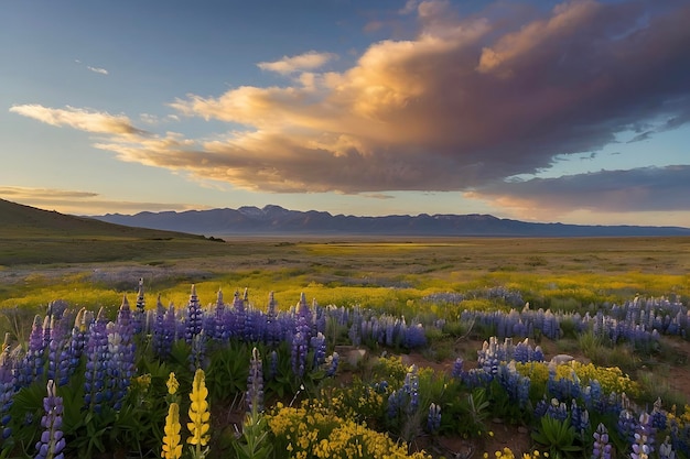 PSD spectacular spring display colorful wildflower fields at carrizo plain national monument californi