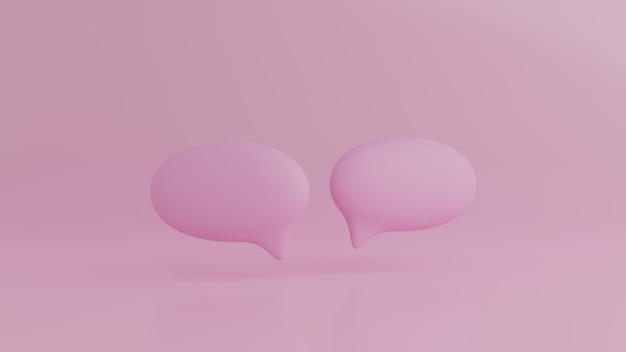 Speech bubbles Social Media element