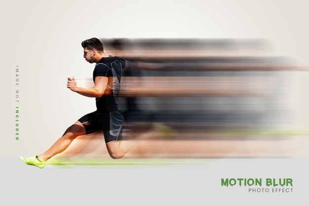 Speed motion Photoshop Effect