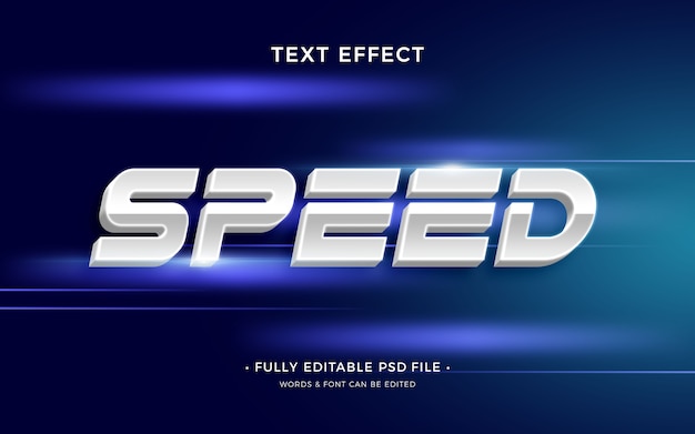 Speed text effect