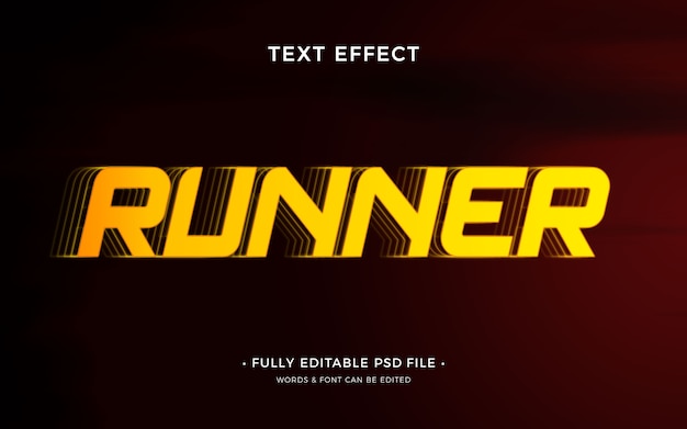 Speed text effect