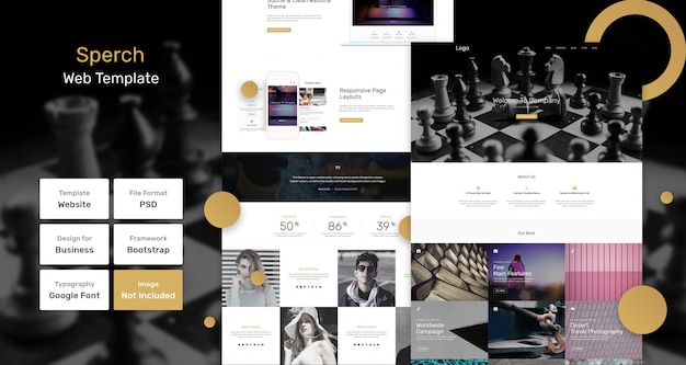 Sperch portfolio web template