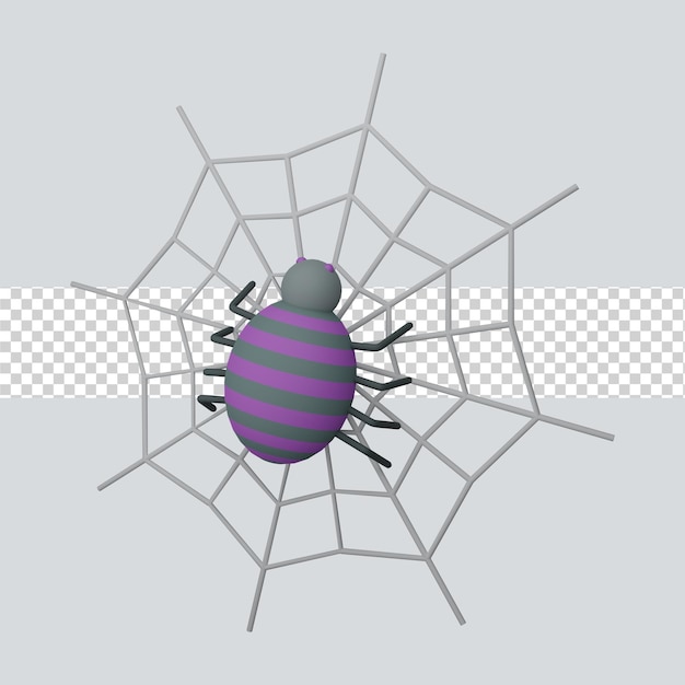 spider 3d illustration