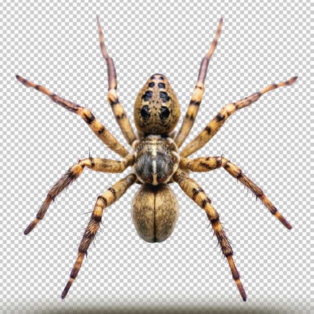 PSD spider isolated on transparent background