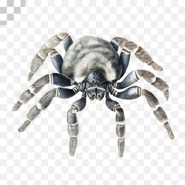 A spider on a transparent background - spider png, transparent png