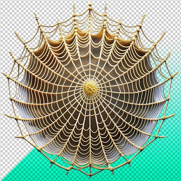 PSD spider web on transperent background