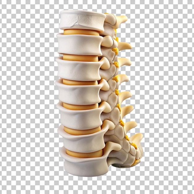 spinal block on transparent background