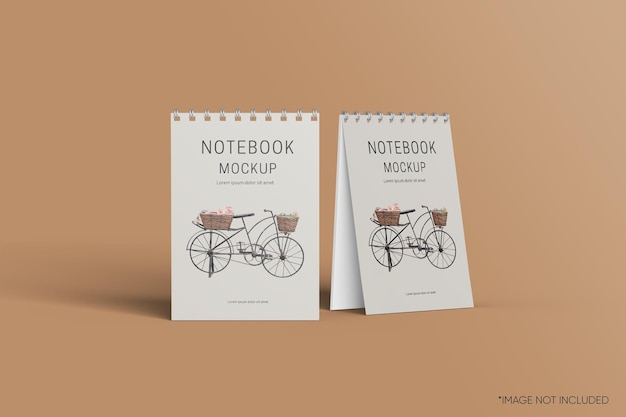 Spiral notebook cove mockup