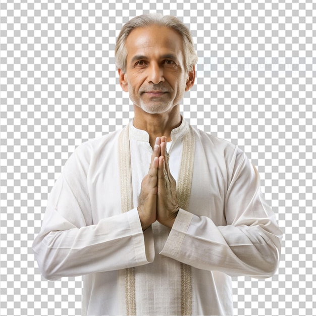 spiritual guru teacher on transparent background