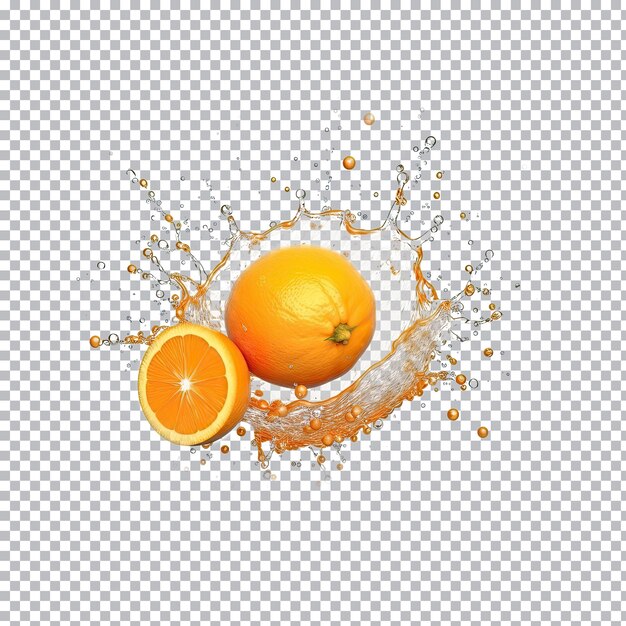 a splash of orange juice with the words orange juice