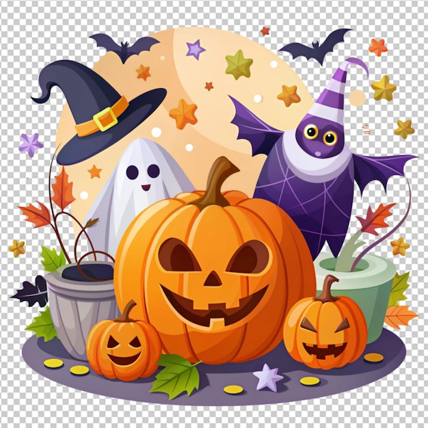 Spooktacular illustration flat design for Halloween