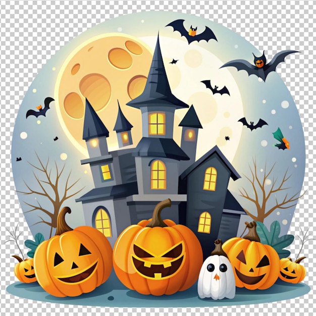 Spooktacular illustration flat design for Halloween