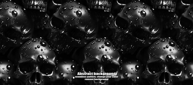 PSD spooky skulls amp ghosts glittering halloween background