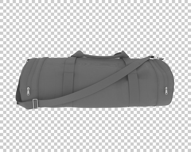 Sport bag isolated on transparent background 3d rendering illustration