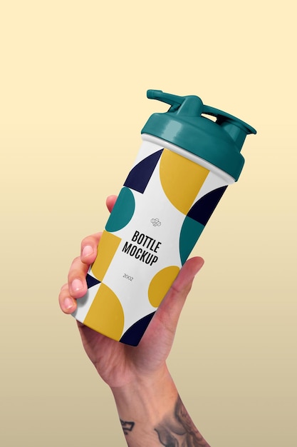 sport bottle mockup