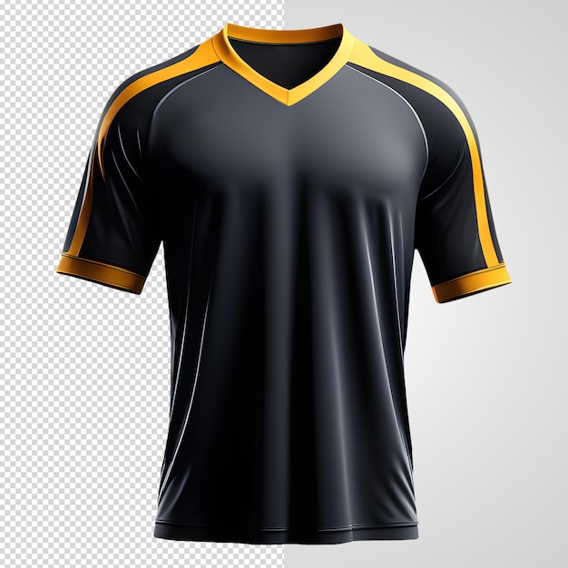 Sport jersey uniforms isolated on transparent background