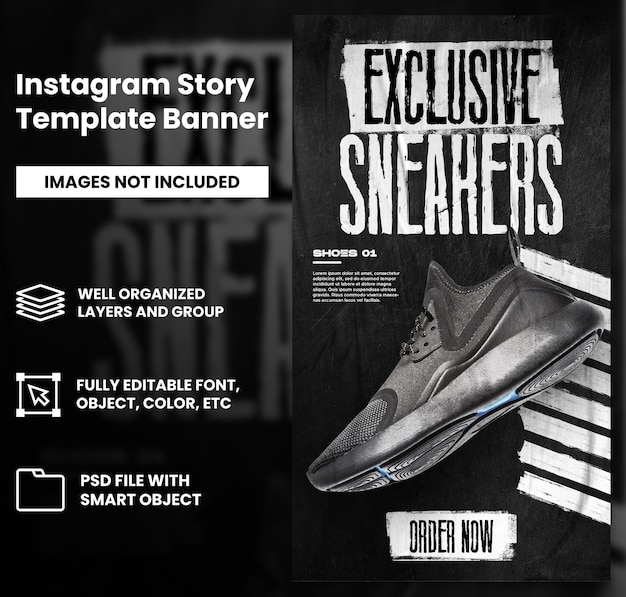 Sport shoes sale for social media instagram post and story stories template design