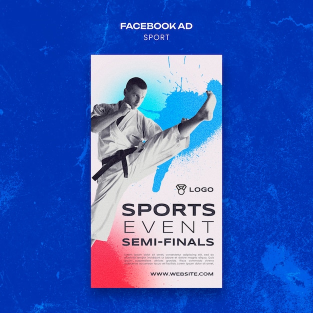 Sport template design