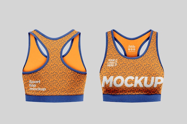 Sport top mockup