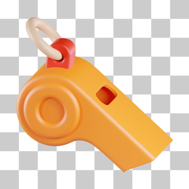 Sport Whistle 3D Icon