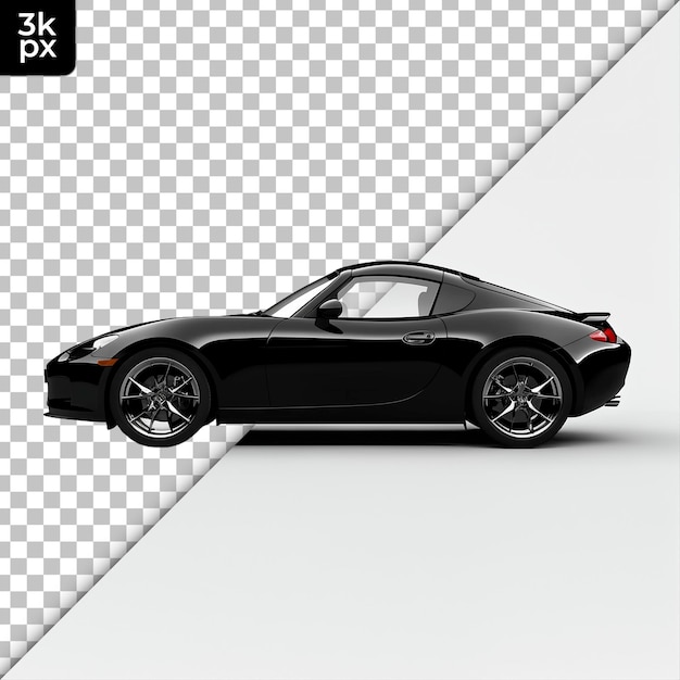 Sports Car Isolated on Transparent Background