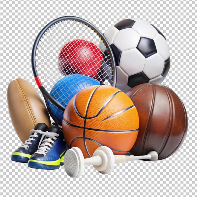 sports equipment transplant background