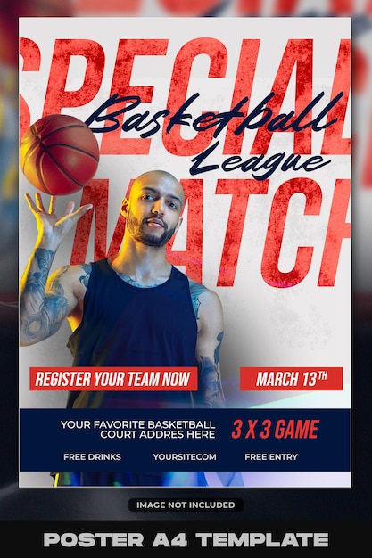 PSD sports event flyer design