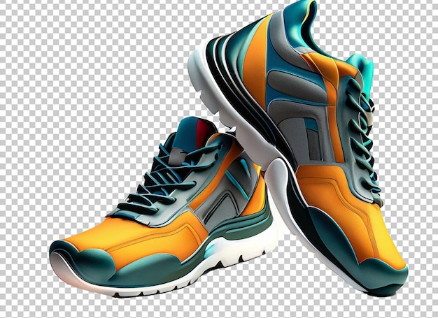 sports hightop sneakers 3d render