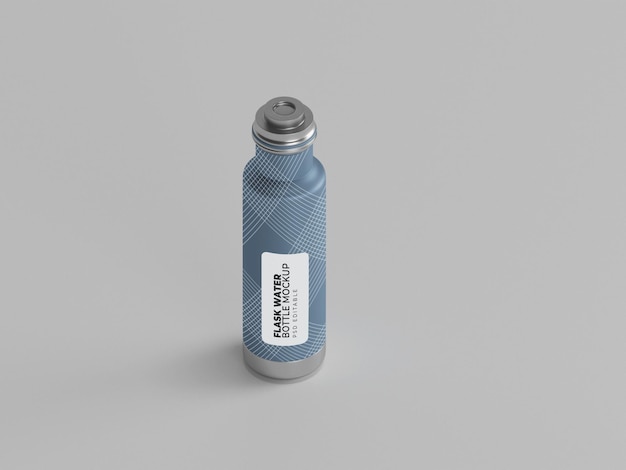 PSD sports water bottle mockup