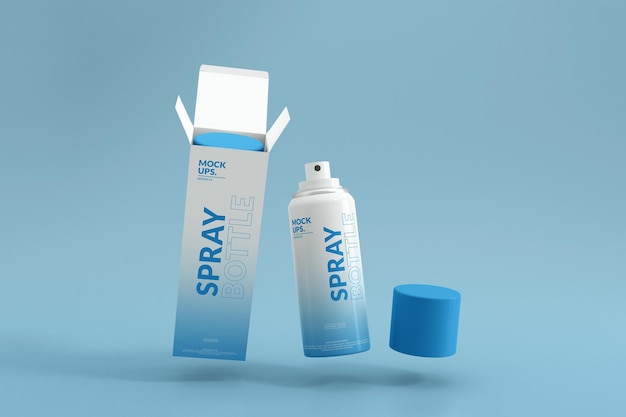 Spray Bottle Mockup