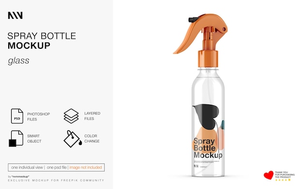 Spray Bottle Mockup