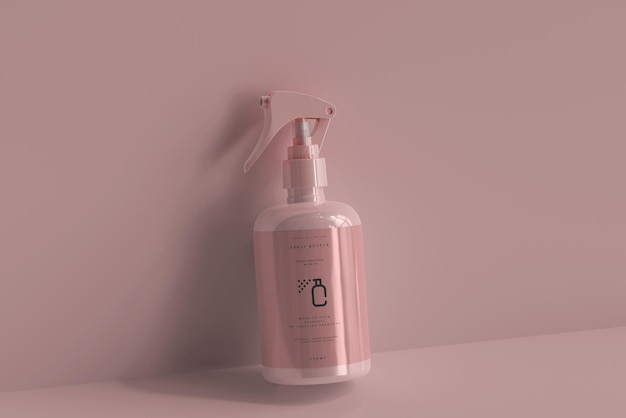 Spray Bottle Mockup