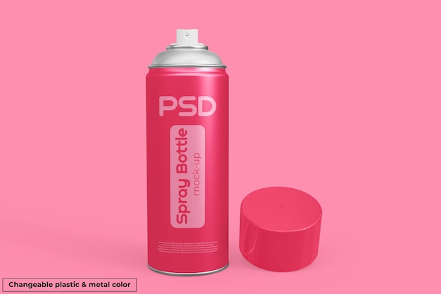 Spray bottle mockup