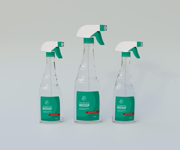 Spray Bottle Mockup